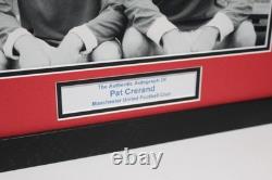 MANCHESTER UNITED Framed Pat Crerand SIGNED Autograph Photo Mount Display + COA