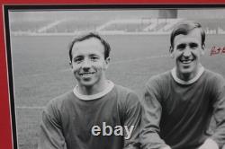 MANCHESTER UNITED Framed Pat Crerand SIGNED Autograph Photo Mount Display + COA