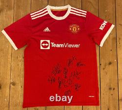 MANCHESTER UNITED LADIES FC Signed Shirt Team WSL COA Ella Toone, Parris