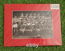 MANCHESTER UNITED Signed PHOTO 16 x 12 1968 EUROPEAN CUP FINAL SQUAD 12 Stars