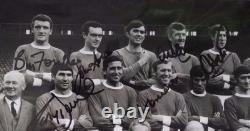 MANCHESTER UNITED Signed PHOTO 16 x 12 1968 EUROPEAN CUP FINAL SQUAD 12 Stars
