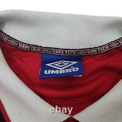 MANCHESTER UNITED UMBRO 1999 Champions League Winners Shirt Signed Autograph