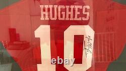 MARK HUGHES signed Manchester United shirt framed football MAN U official 90s uk