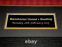 MUFC Certified Framed Ferguson's 2012-2013 Squad Signed Manchester United Shirt