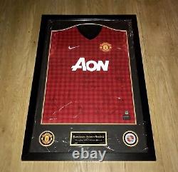 MUFC Certified Framed Ferguson's 2012-2013 Squad Signed Manchester United Shirt