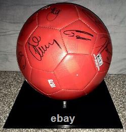 MUFC Hologram COA 2012-2013 Manchester United Squad Signed Ball x16 Inc. Rooney