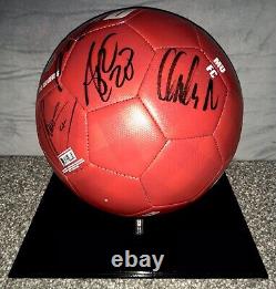 MUFC Hologram COA 2012-2013 Manchester United Squad Signed Ball x16 Inc. Rooney