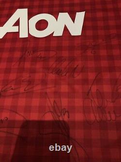 MUFC Hologram MU1A19926J COA, Manchester United 2012-2013 Squad Signed Shirt