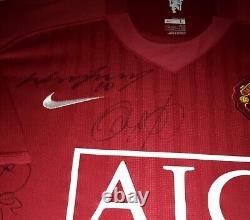 MUFC Issued Manchester United 2008 Champions League Winners Squad Signed Shirt