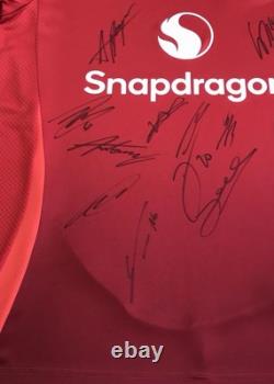 MUFC Numbered MU040916 COA Manchester United 2024/2025 Squad Signed Shirt