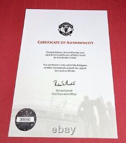 MUFC Official COA 36680 CRISTIANO RONALDO #7 Signed Manchester United Shirt