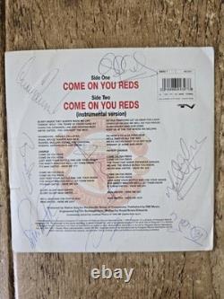 Man Utd Signed 7 Single From 1993/94 Season Squad Signatures. Manchester United