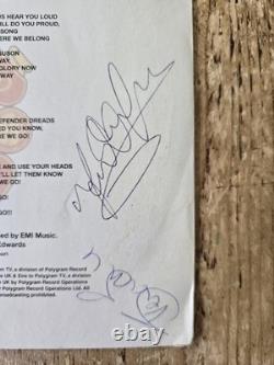Man Utd Signed 7 Single From 1993/94 Season Squad Signatures. Manchester United