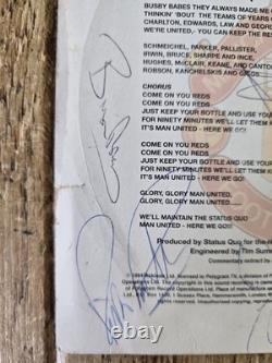 Man Utd Signed 7 Single From 1993/94 Season Squad Signatures. Manchester United
