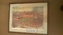 Man Utd v Blackpool signed framed print'The Power of The Babes' 1955/56 Season