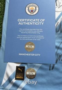 Manchester City Squad Signed 25/26 Home Shirt with OFFICIAL CLUB COA & GIFT BOX