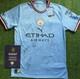 Manchester City Squad Signed Treble Winners 2022/23 Shirt with OFFICIAL CLUB COA