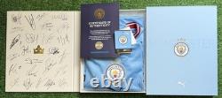 Manchester City Squad Signed Treble Winners 2022/23 Shirt with OFFICIAL CLUB COA