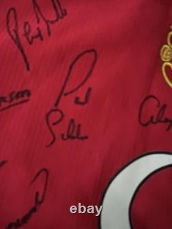 Manchester United 04/05 Squad Signed CR7, Rooney, Scholes, Giggs, Fergi NO COA