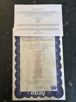 Manchester United 07/07 Squad Signed Shirt 07/08 incl Ronaldo