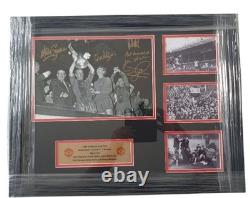 Manchester United 12x8 Inch Picture Signed By 6 European Cup Winners 68