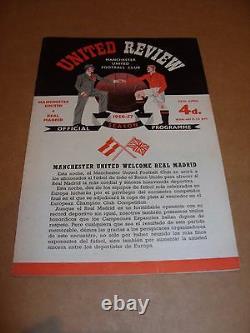 Manchester United 1956-57 Busby Babes Signed Programme Aftal