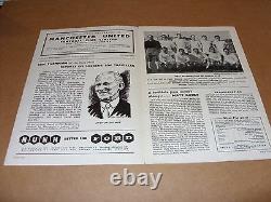 Manchester United 1956-57 Busby Babes Signed Programme Aftal