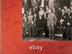 Manchester United 1958-59 Multi-signed Pre Season Squad Picture 2