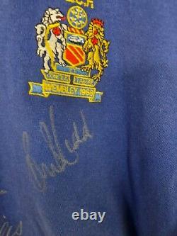 Manchester United 1968 European Cup Final Football Shirt Signed by 9 Charlton