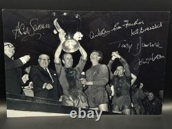Manchester United 1968 European Cup Final signed x 6 12x8 Photo COA FREE POSTAGE Manchester United 1968 European Cup Final signed x 6 12x8 Photo COA FREE POSTAGE