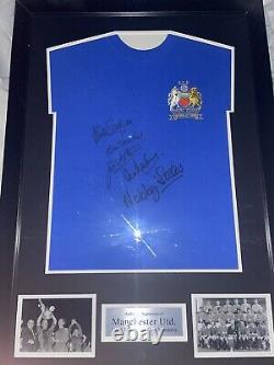 Manchester United 1968 Signed European Cup Winners Shirt by 5 Inc Nobby Stiles