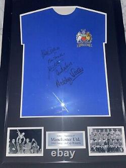 Manchester United 1968 Signed European Cup Winners Shirt by 5 Inc Nobby Stiles