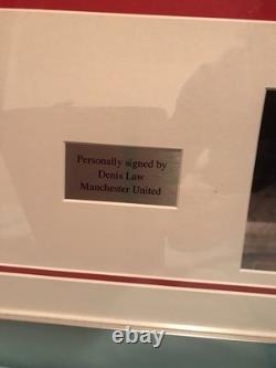 Manchester United 1970s Retro Shirt Signed by Denis Law