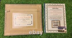 Manchester United 1972/73 SIGNED 14 x 12 MOUNTED & FRAMEDx 17 Stunning Rare