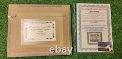 Manchester United 1972/73 SIGNED 14 x 12 MOUNTED & FRAMEDx 17 Stunning Rare