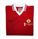 Manchester United 1977 FA Cup Final shirt signed by scorers Pearson & Greenhoff