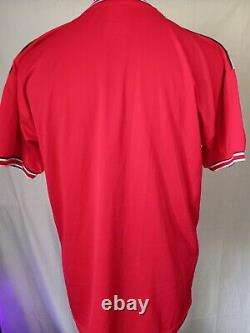 Manchester United 1985 Retro Home Shirt Signed Bryan Robson & Norman Whiteside