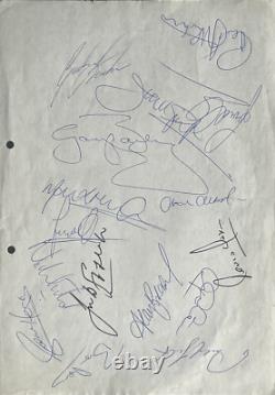Manchester United 1985 Team 16 Signed Strachan McGrath Robson Atkinson Olsen COA