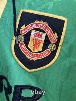 Manchester United 1992/94 Original Third Shirt (XXL) Umbro Signed Denis Irwin #3