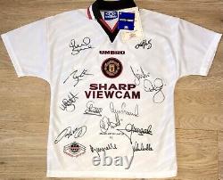 Manchester United 1996-1997 Squad Signed Shirt Inc. Cantona, Keane, Scholes Etc
