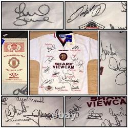 Manchester United 1997 Premier League Winners Squad Signed Shirt (Inc. Cantona)