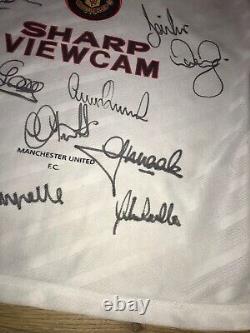 Manchester United 1997 Premier League Winners Squad Signed Shirt (Inc. Cantona)