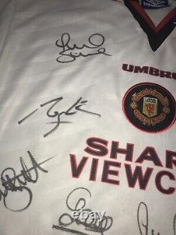 Manchester United 1997 Premier League Winners Squad Signed Shirt (Inc. Cantona)