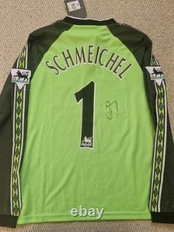 Manchester United 1998/99 Goalkeeper Shirt Signed By Peter Schmeichel