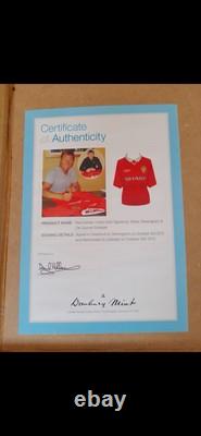 Manchester United 1999 Champions Framed Shirt Signed by Solskjaer & Sheringham