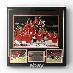 Manchester United 1999 Champions League Final Goalscorers Signed Display