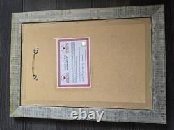 Manchester United 1999 Champions League Final Hand Signed Print With COA/ Framed
