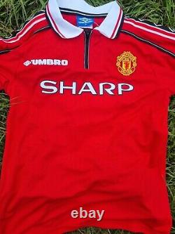 Manchester United 1999 Shirt Signed By Paul Scholes
