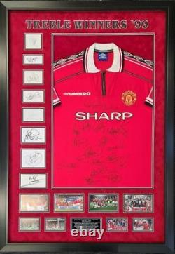 Manchester United 1999 Treble Winners Signed Shirt Aftal