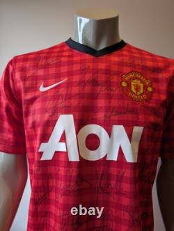 Manchester United 20 Times Champions Squad Signed Shirt